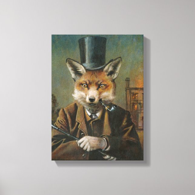 The Dapper Fox Wrapped Canvas (Front)
