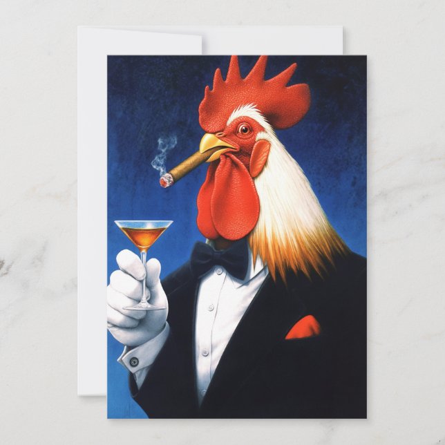 The Dapper Rooster | Funny Gentleman's Club (Front)