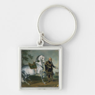 The Dappled Horse 'Scarramuie' en Piaffe Key Ring