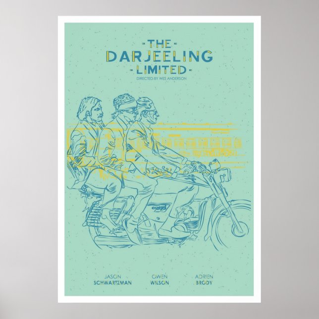The Darjeeling Limited Alternative Movie Poster (Front)