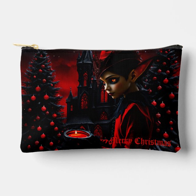 The dark christmas time.  accessory pouch (Front)