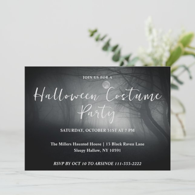 The Dark Forest Party Invitation (Standing Front)