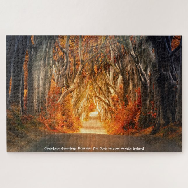The Dark Hedges Antrim Ireland. Jigsaw Puzzle (Horizontal)