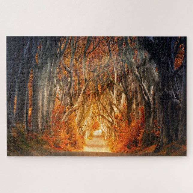 The Dark Hedges Antrim Ireland. Jigsaw Puzzle (Horizontal)