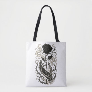 The Dark Rose Tote Bag