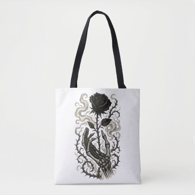 The Dark Rose Tote Bag (Front)