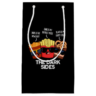 The Dark Sides Funny Fast Food Pun Dark BG Small Gift Bag