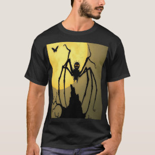 The Dark Spider Under the Full Moon T-Shirt