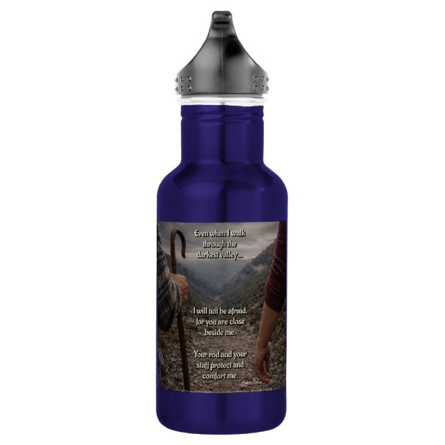 The darkest valley 532 ml water bottle (Right)