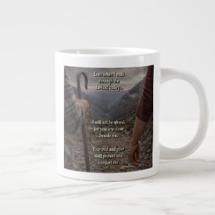 The darkest valley large coffee mug