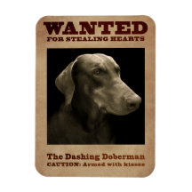 The Dashing Doberman Magnet