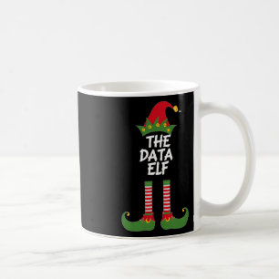 The Data Elf Funny Christmas Analyst Scientist Mat Coffee Mug