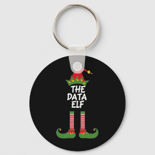 The Data Elf Funny Christmas Analyst Scientist Mat Key Ring