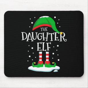 The Daughter Elf Christmas Family Matching Xmas Gr Mouse Mat