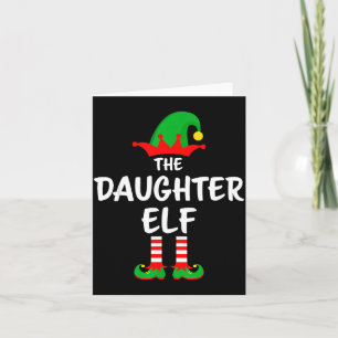 The Daughter Elf Matching Family Christmas Card