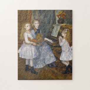 The Daughters of Catulle Mendès by Auguste Renoir Jigsaw Puzzle