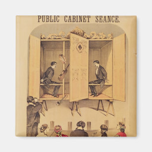 The Davenport brothers, poster for Seance, 1865 Magnet