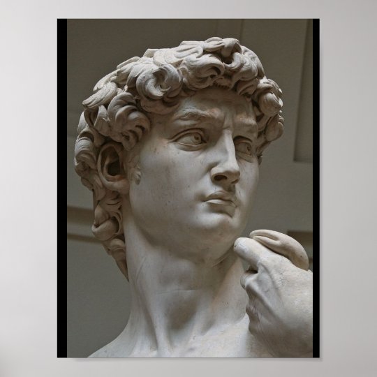 "The David" by Michelangelo Poster Zazzle.co.uk