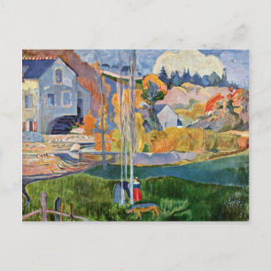 The David-Mill In Pont-Aven By Gauguin Paul Postcard