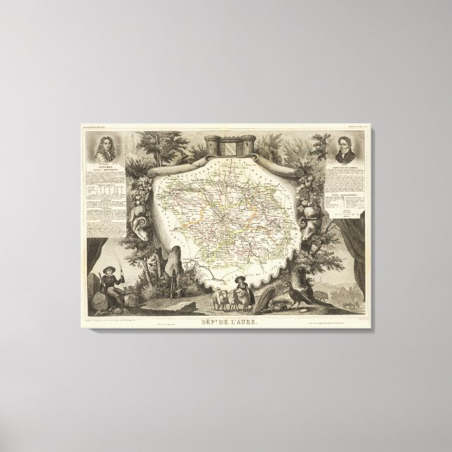 The dawn canvas print (Front)