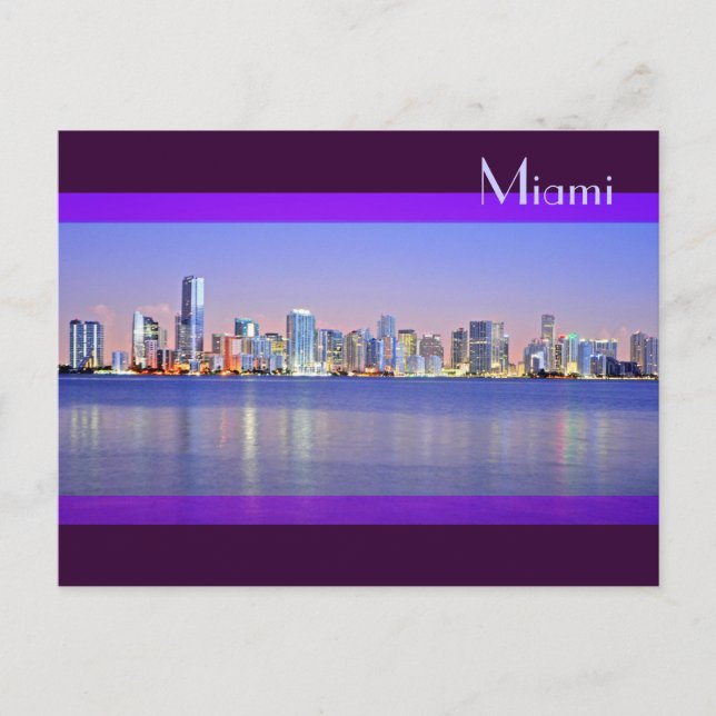 The dawning of the Magic City: Miami, Florida Postcard (Front)