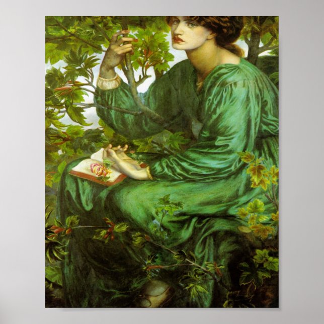 The Day Dream By Dante Gabriel Rossetti Poster (Front)