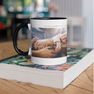 The Day I Met My Daddy Photo First Father's Day Mug