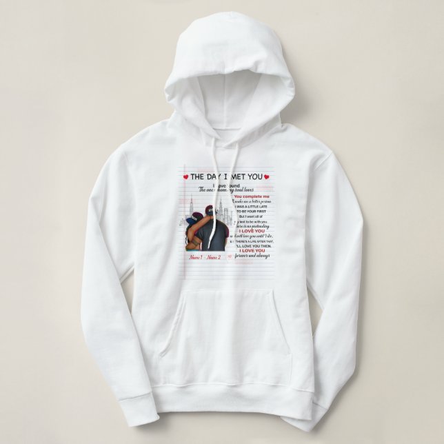 The day i met you shirt (Design Front)