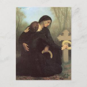 The Day of the Dead by William Adolphe Bouguereau Postcard