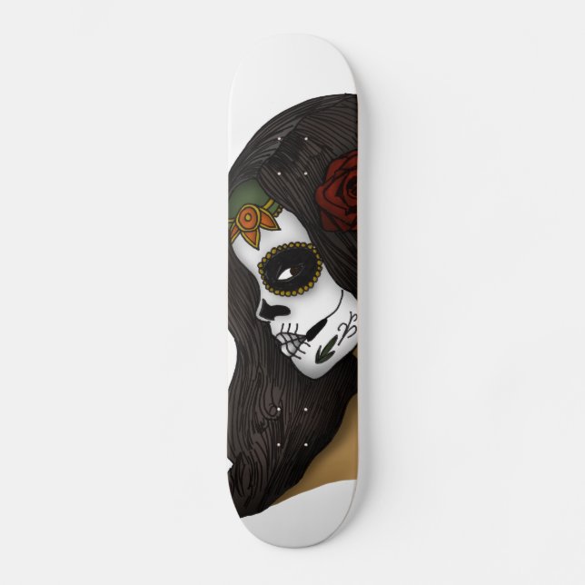 The Day Of The Dead Girl Skateboard (Front)