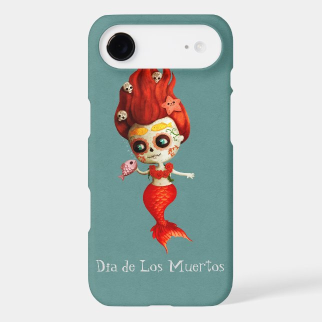 The Day of The Dead Mermaid Case-Mate iPhone Case (Back)