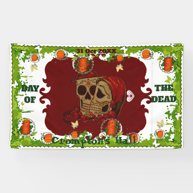 The Day of the Dead Party Banner (Horizontal)