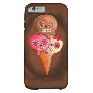 The Day of The Dead Sugar Skulls Ice Cream Tough iPhone 6 Case