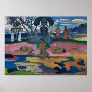 The Day of the God by Paul Gauguin Poster