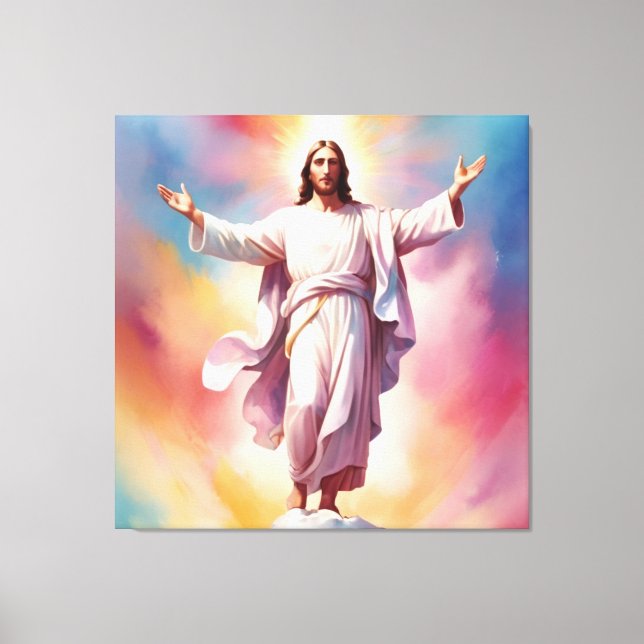 The Day of the Lord Jesus Canvas Print (Front)