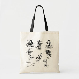 The day of the week tote bag