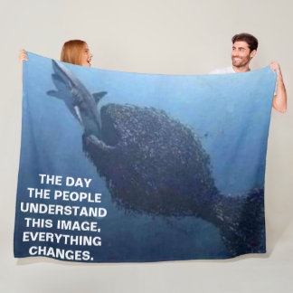 THE DAY PEOPLE UNDERSTAND THIS IMAGE FLEECE BLANKET