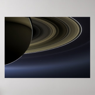 The Day the Earth Smiled | Cassini | Saturn Poster
