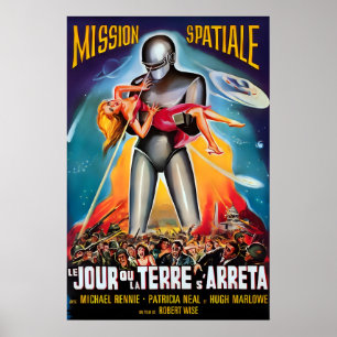 The Day The Earth Stood Still 1951 French Movie Poster