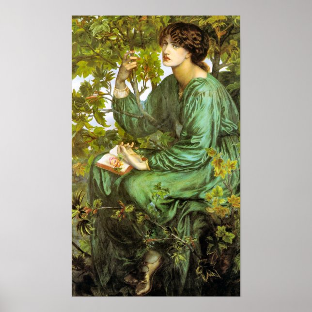 The Daydream 1880 Pre Raphaelite Beauty Poster (Front)