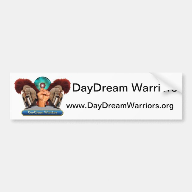 The DayDream Warriors Bumper Sticker (Front)