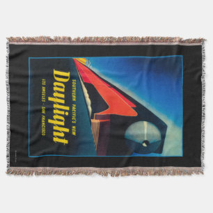 The Daylight Train Promotional Poster Throw Blanket