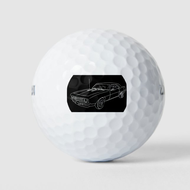**THE DAYS OF GREAT CARS** GOLF BALLS (Front)