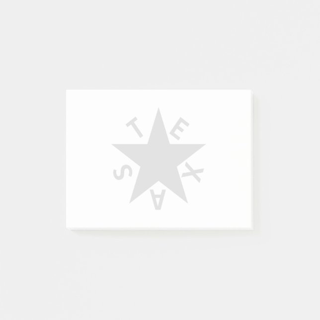 The De Zavala ((First Republic of Texas Flag) Post-it Notes (Front)