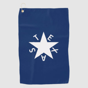 The De Zavala (Republic of Texas flag) Golf Towel