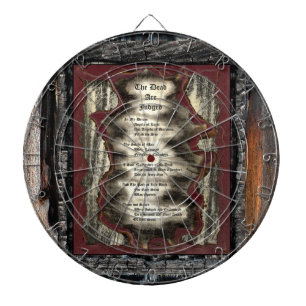 The Dead Are Judged Dartboard