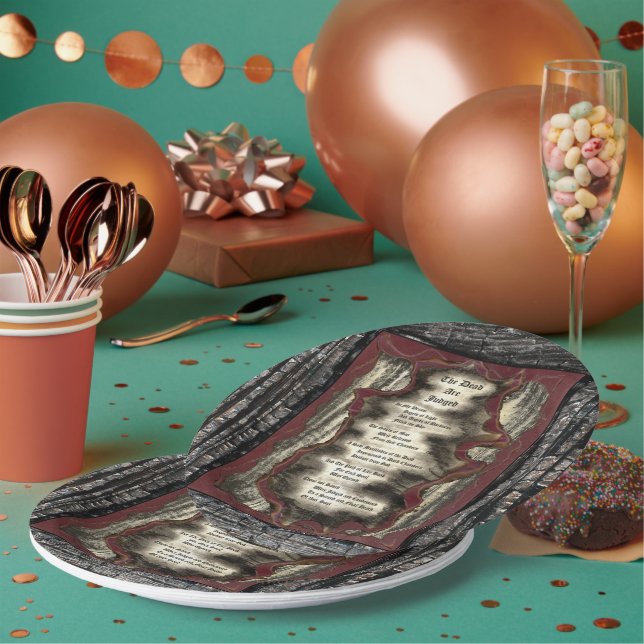 The Dead Are Judged Paper Plate (Multi)