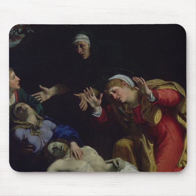 The Dead Christ Mourned , c.1604 Mouse Mat (Front)