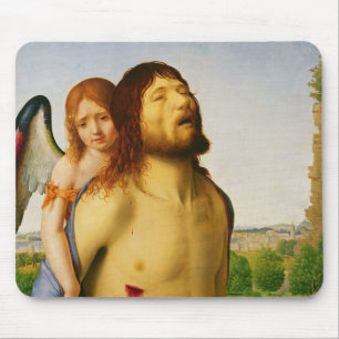 The Dead Christ Supported by an Angel, c.1475/78 Mouse Mat