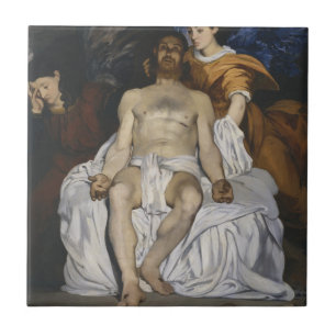 The Dead Christ with Angels (by Édouard Manet) Tile